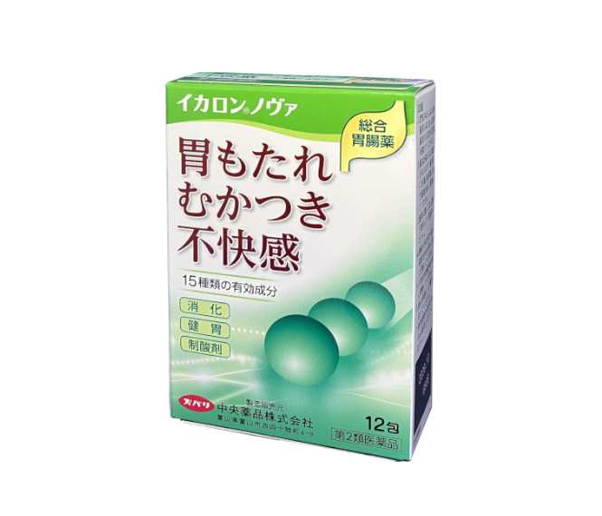 第２類医薬品 ５種の生薬配合胃腸薬 イカロンノヴァ12包